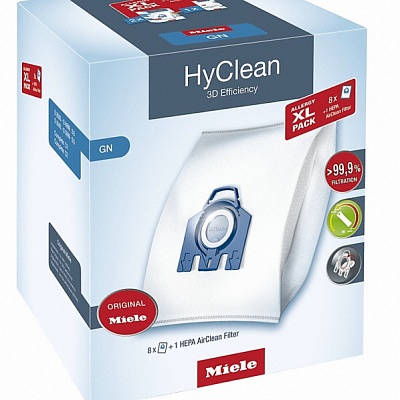 Комплект мешков пылесбор.Allergy XL Pack 2 HyClean GN + фильтр HA50